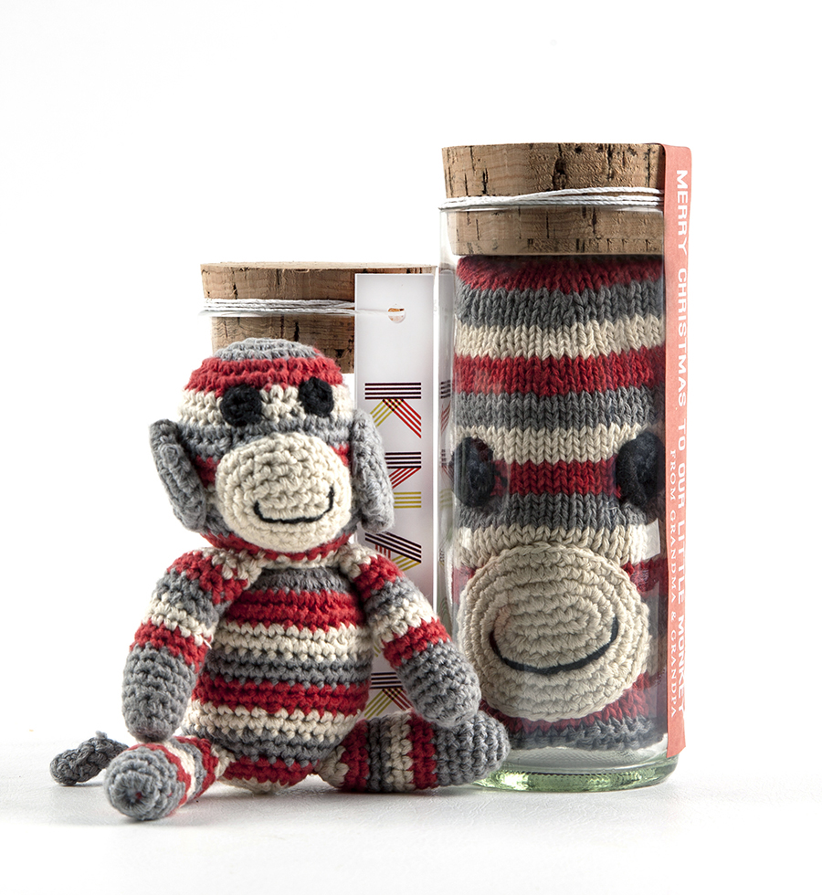 Baby gift sets; jarbiz; toys; glass jars; recycled glass; Christine Cox; Seattle Photographer; 2015; Product Photography